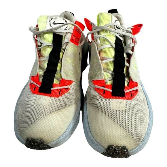 Nike Youth Running Shoes DB3351-010 6Y Neon & Red Mesh Sneakers Crater Impact - Picture 6 of 11